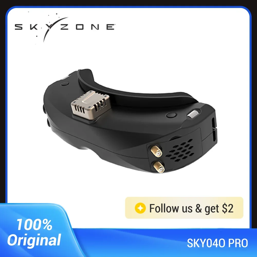 SKYZONE SKY04O PRO 1280x720 OLED FPV GOGGLES 720P 60FPS 5.8Ghz 48CH Steadyview DVR Head Tracker dla RC Drone Airplane