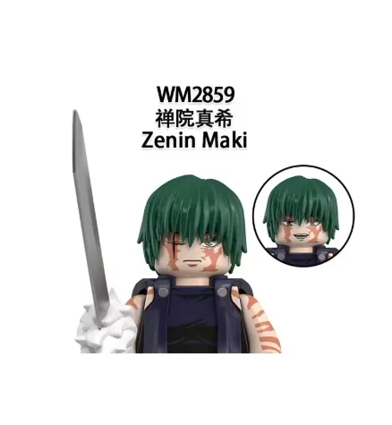 Anime WM6139 WM6140 WM6149 WM6201 Itadori Yuji Jujutsu Kaisen Set Mini Actionfigur Spielzeug Geburtstagsgeschenk Zubehör