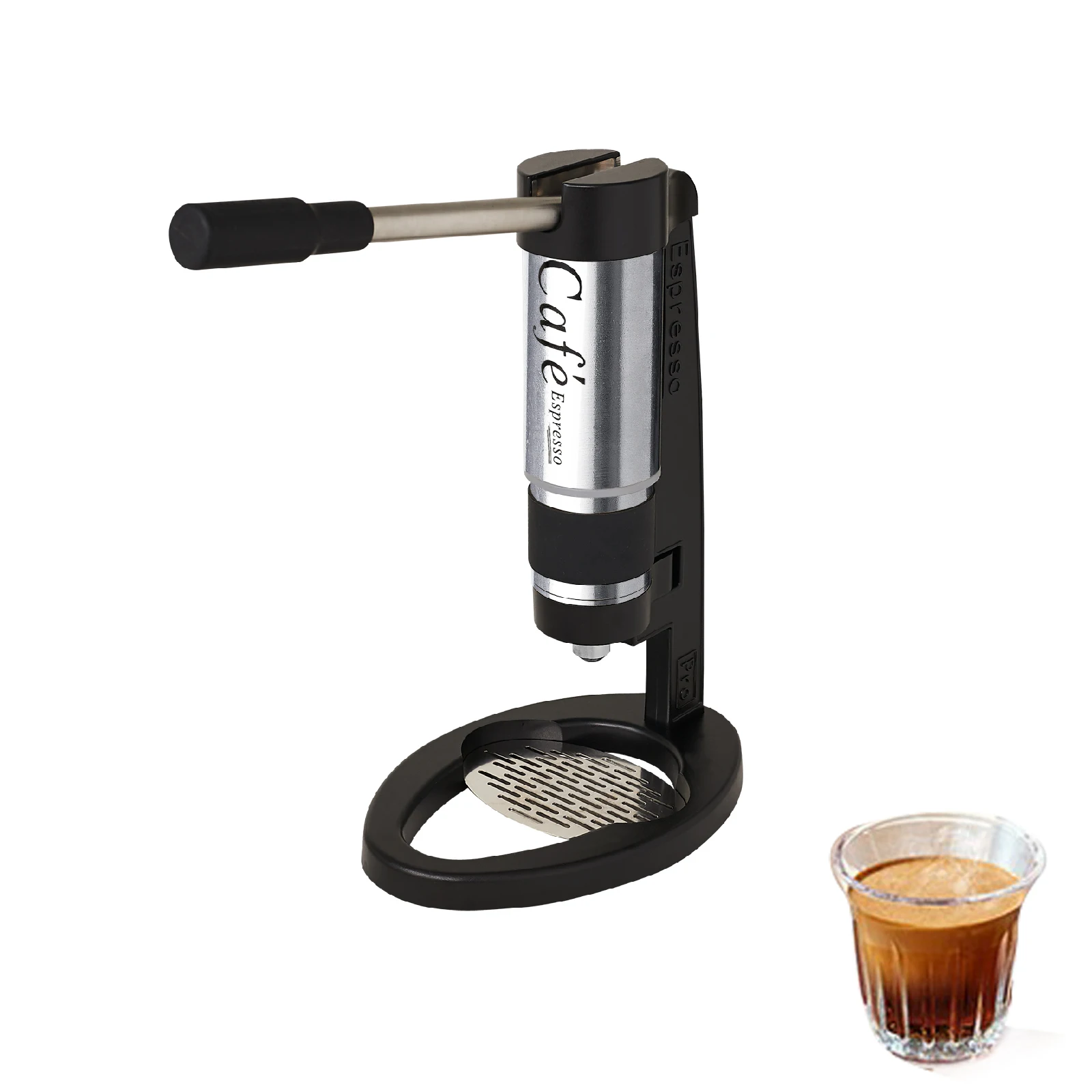 Mini-Espressomaschine, tragbare manuelle Kaffeemaschine für Camping und Reisen im Freien