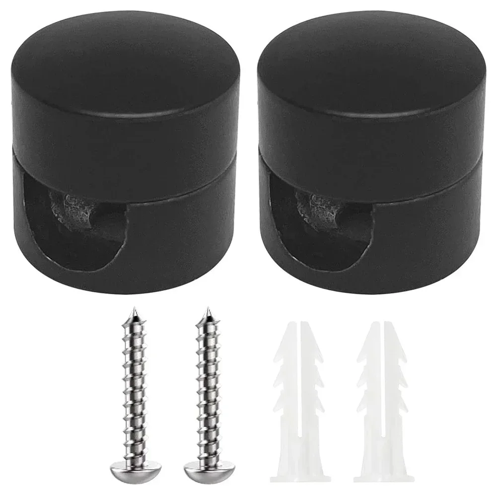 2pcs Cables Pins For Textile Cables With Screws Dowels Ceiling Mounting Wall Ceiling Pins Home Improvement Replacement Parts