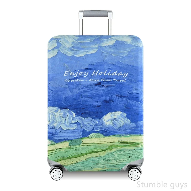 

Премиальный эластичный чехол для багажа: защитный, от царапин, моющийся, пылезащитный, практичный аксессуар для путешествий и поездок на автомобиле