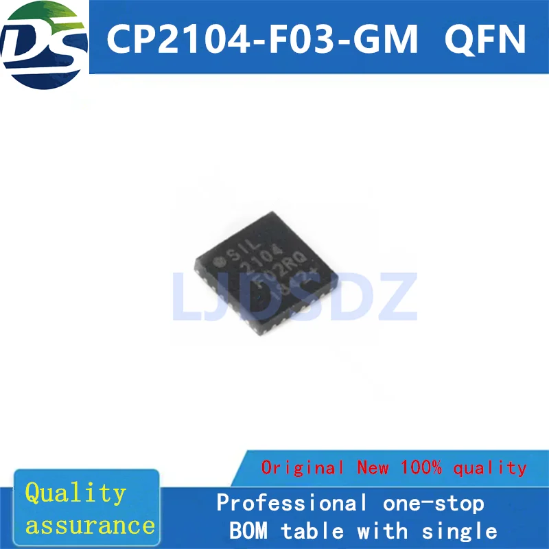 1 PÇS/LOTE  CP2104-F03-GM  QFP   NEW  IN  STOCK