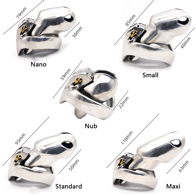 

New Metal HT-V4 Male Chastity Device 316 Stainless Steel Cock Cage Penis Ring Bondage Belt Fetish Adult Sex Toys for BDSM Games