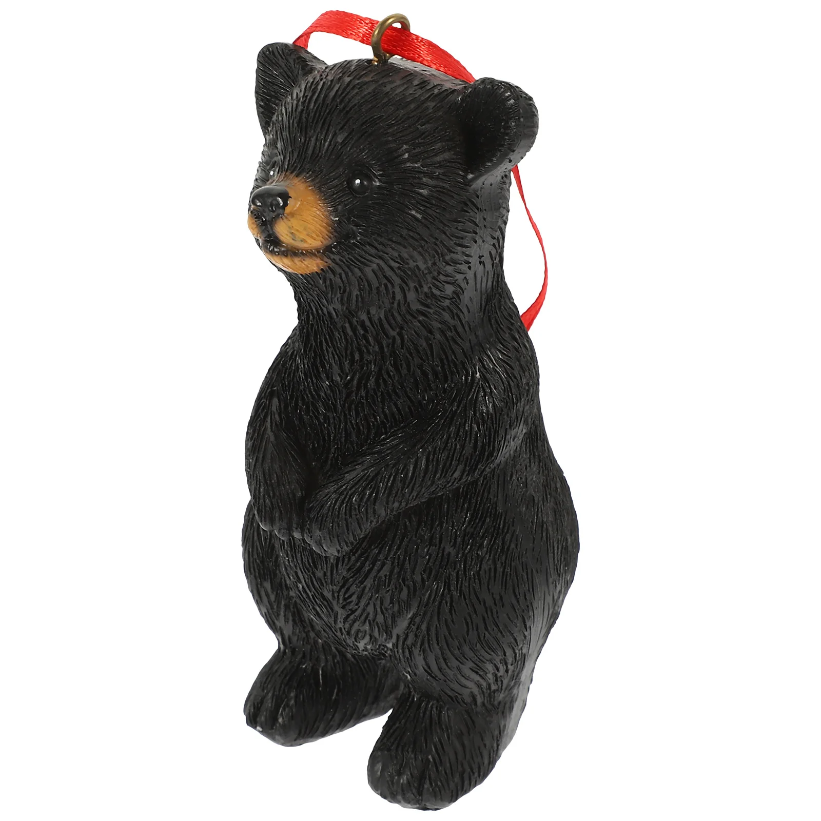 

Garden Bear Ornament Adorable Resin Figure Vivid Hanging Decor Cute Courtyard Accessory Bear Ornament Courtyard Accessory