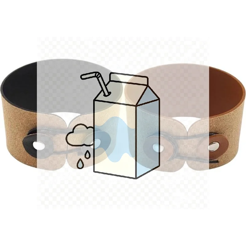 Cork Leather Drink Cup Lids Original Textured Easy to Stack Eco Sustainable Covers Reusable for Daily Home Kitchen Drinkware