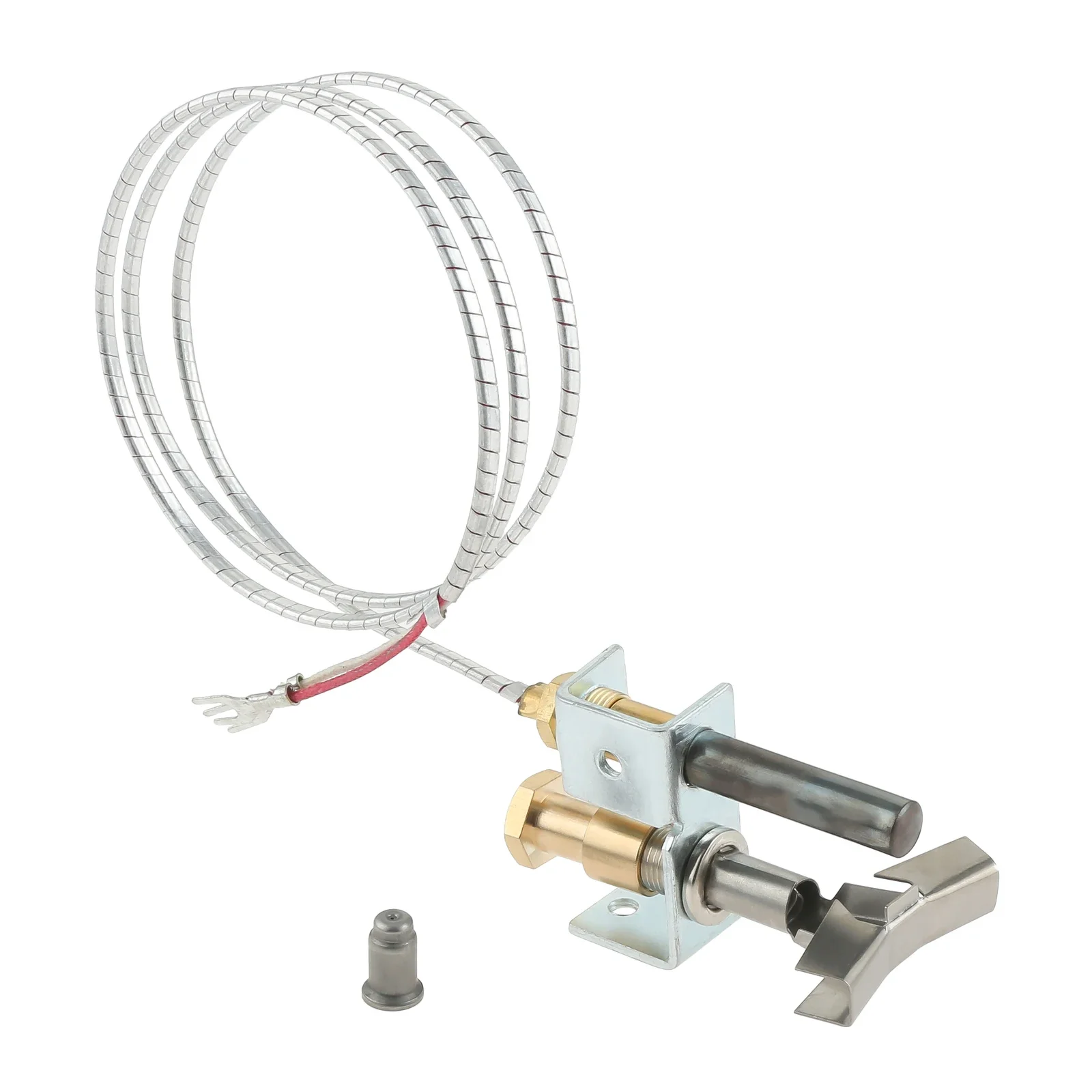 Pilot Burner with 750 Millivolt Thermopile Assembly Kit 36" 2 Lead Connection Type with 1/4" CCT LP Gas Pilot Burner