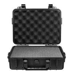 4 Large Sizes Waterproof Hard Carry Tool Case Bag Storage Box Camera Photography With Sponge For Tools Safety Protector Organize