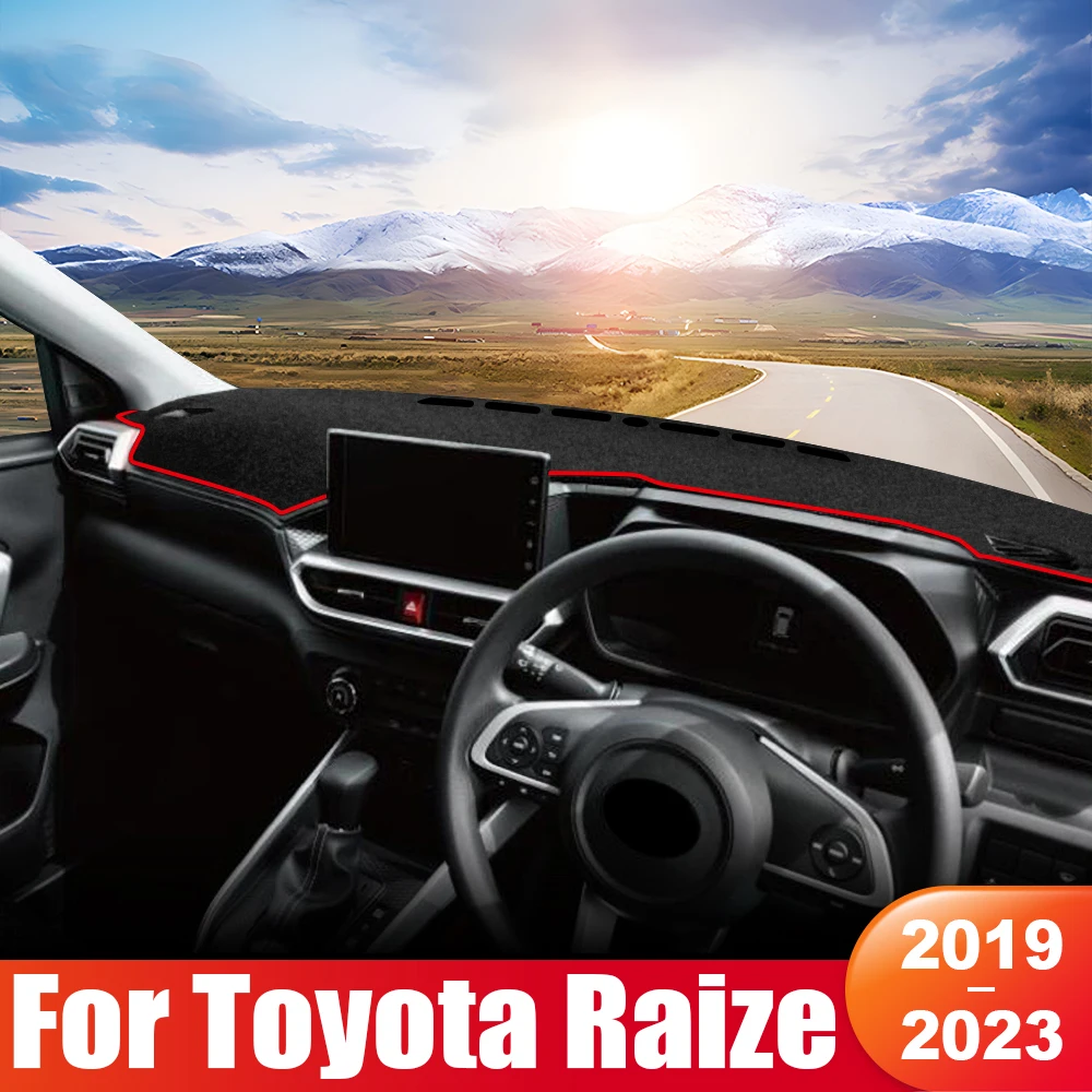 

For Toyota Raize Daihatsu Rocky A200 2019 2020 2021 2022 2023 Car Dashboard Mat Instrument Desk Sun Shade Pad Accessories
