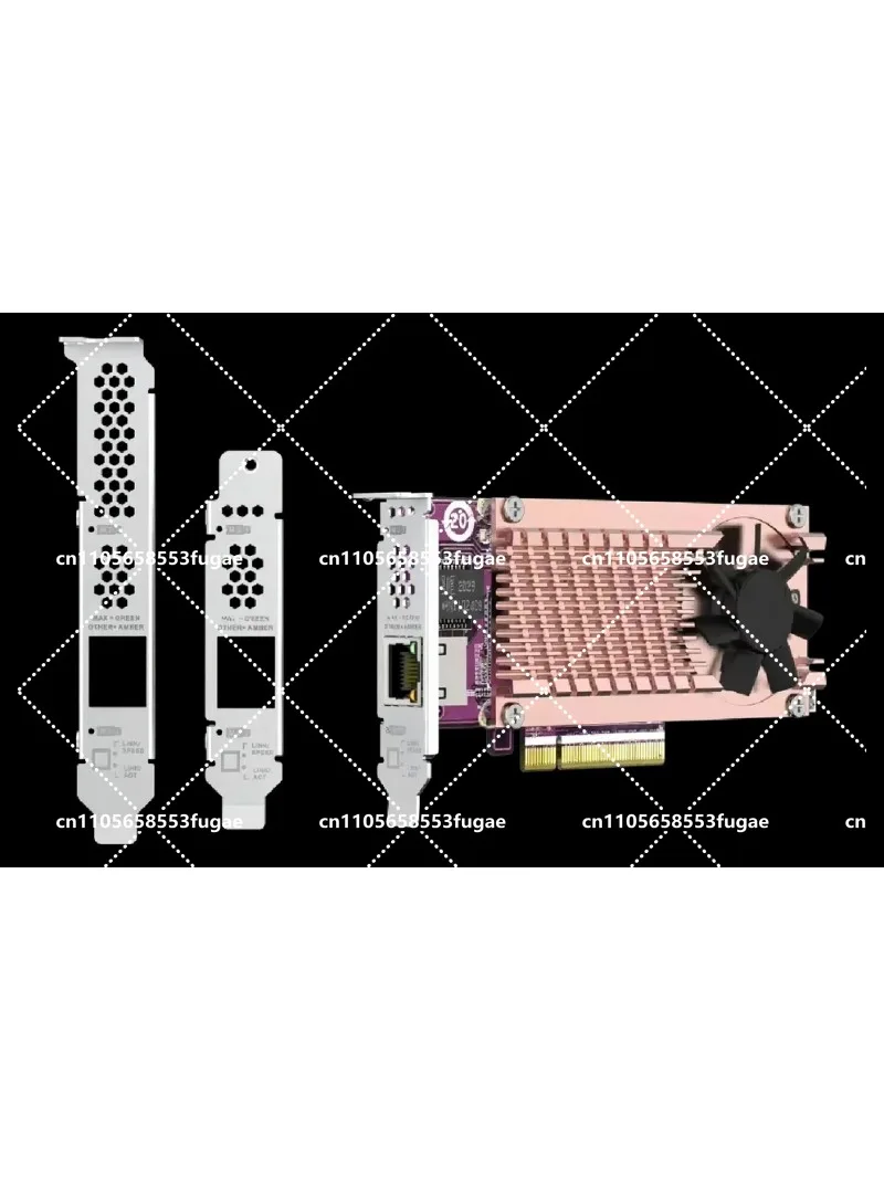 10 Gigabit Ethernet NAS Adapter, Dual M.2 NVMe SSD Expansion Card with 10GbE Port
