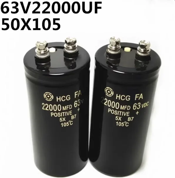 

63v 22000uf Electrolytic Capacitor Radial 22000UF 63V 50x105mm (1pcs)