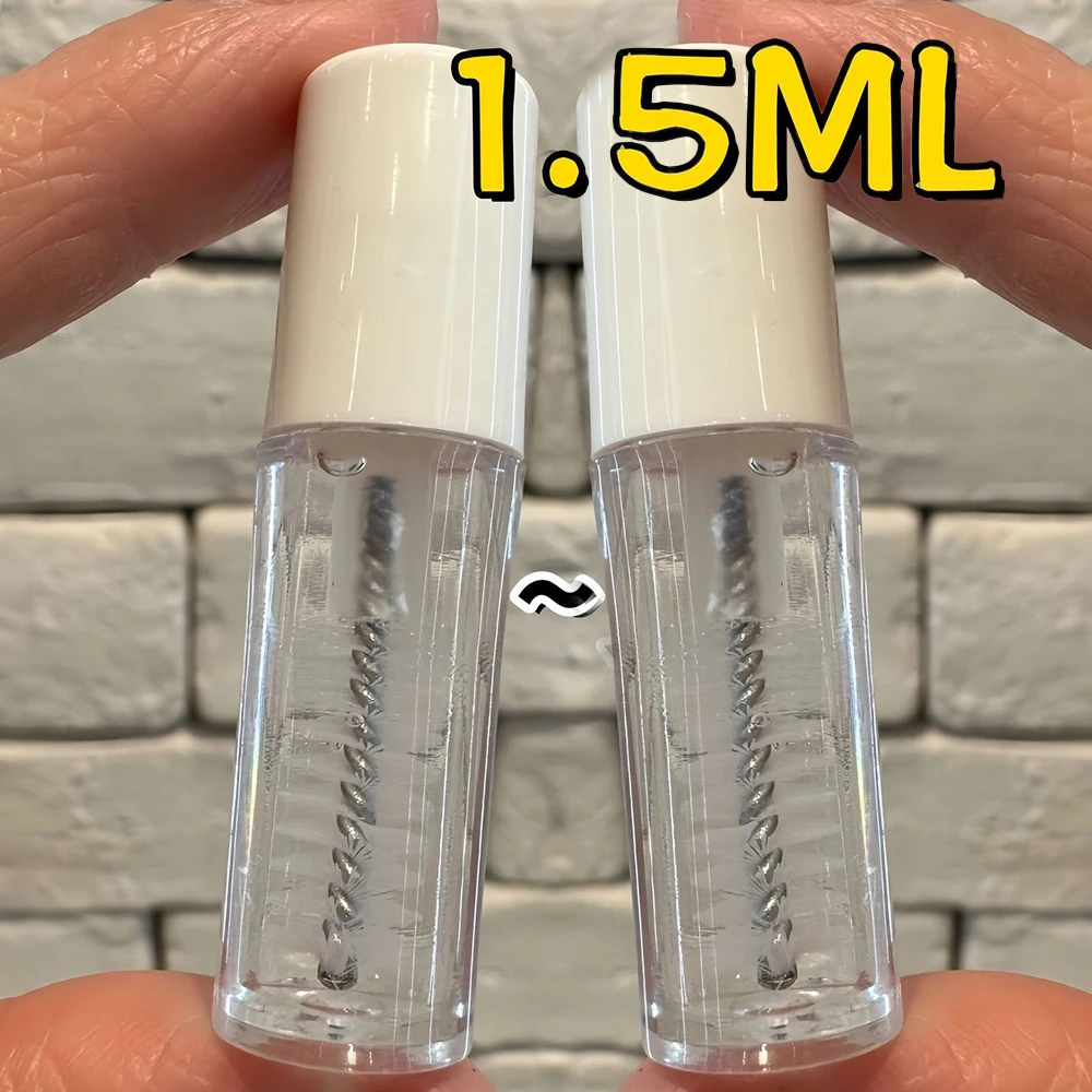 10-1pc Eyelash Setting Liquid Clear Transparent Brow Gel Waterproof Longwear Travel Size Lightweight Safe Formula Non Irritating