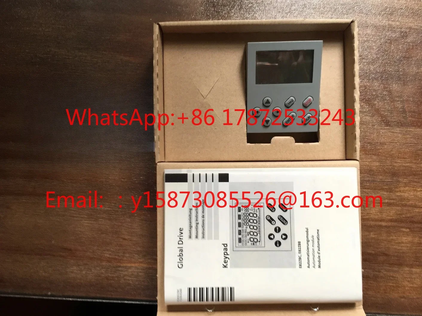 E82ZBC Operation Keypad Controller For Lenze 8200 Series Vector Frequency Converter Parameter Copy Display Panel