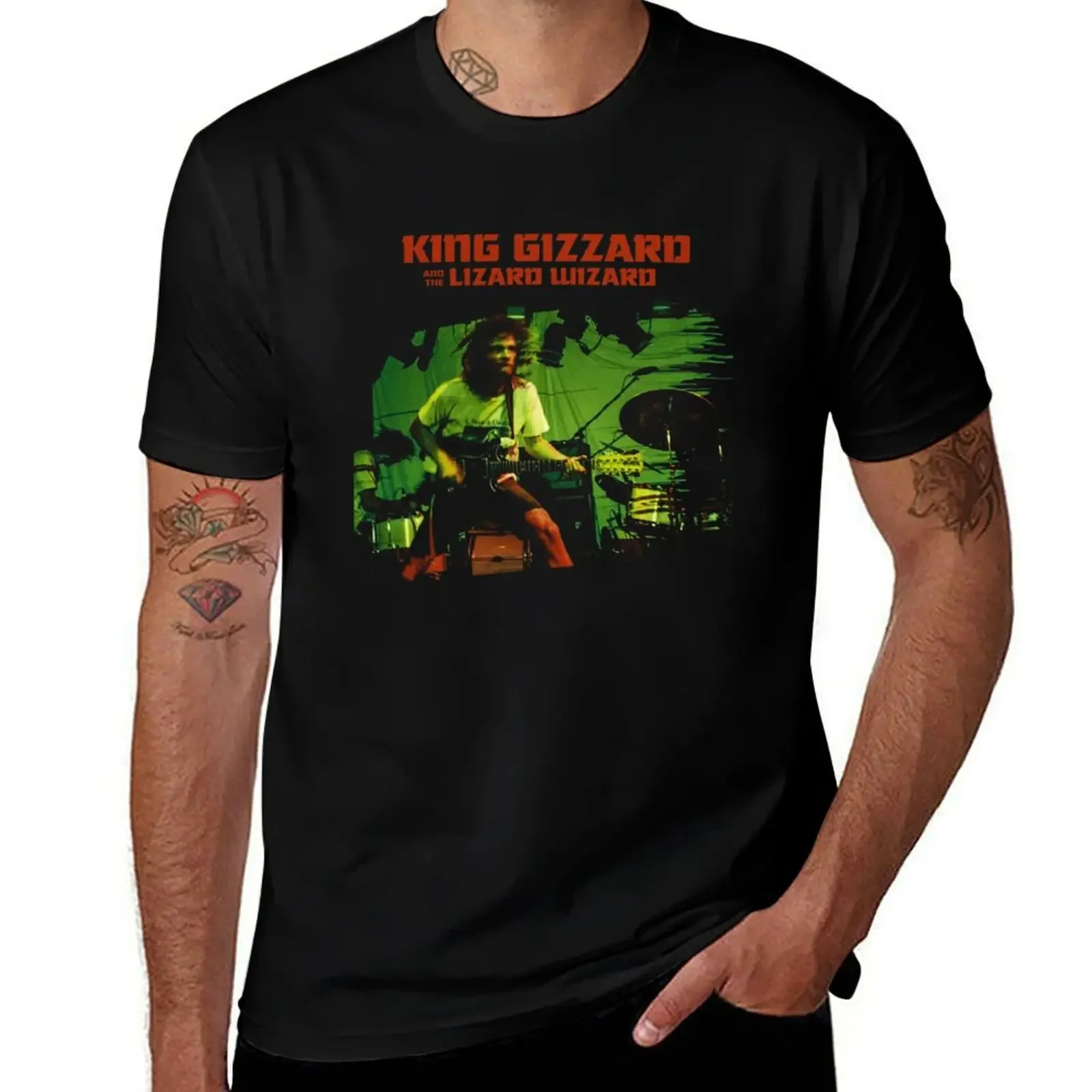 King Gizzard and the lizard wizard T-Shirt Short sleeve tee Blouse men t shirt