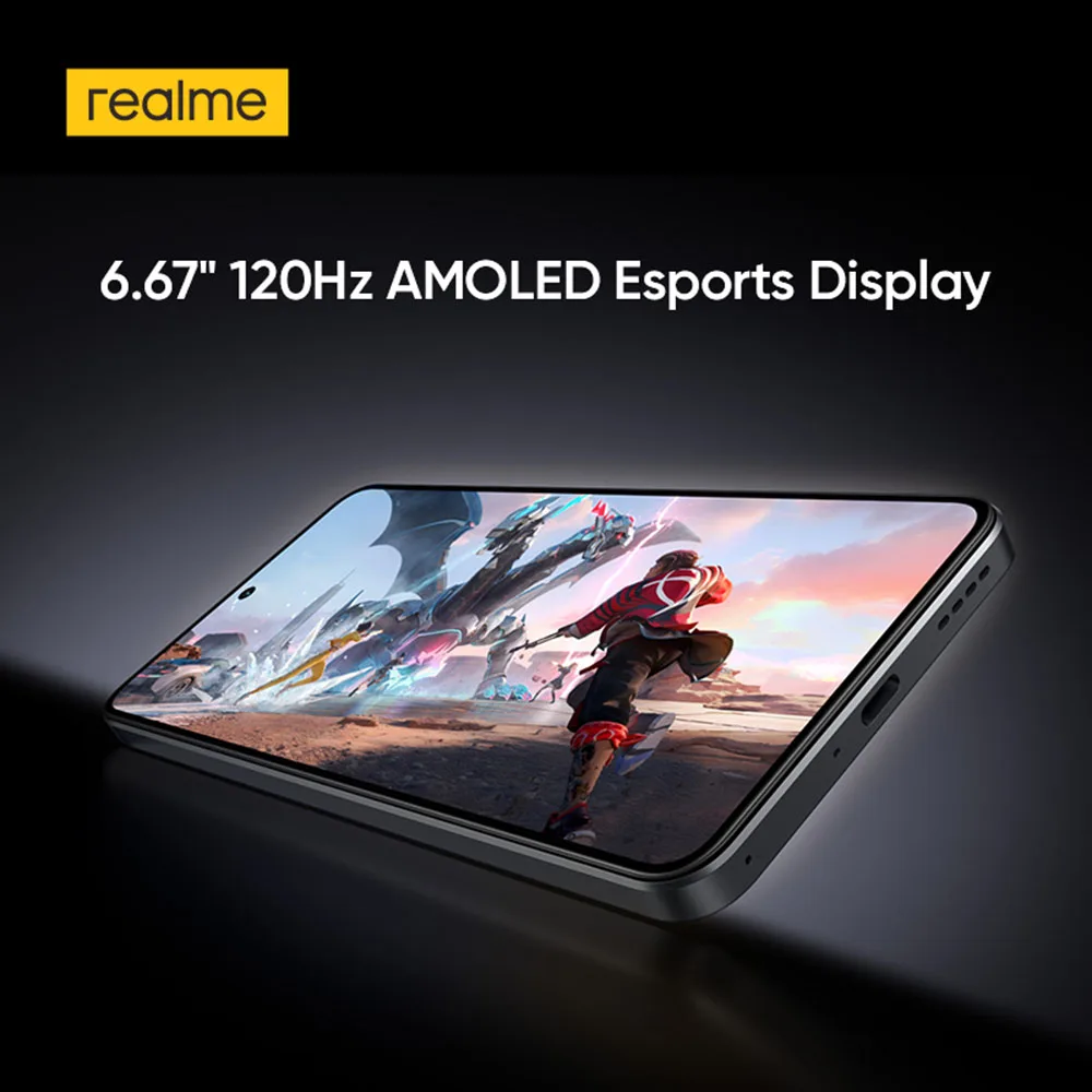[برنامج بايونير] هاتف ذكي Realme 14 5G Snapdragon ®   6 شرائح الجيل 4 بطارية 6000 مللي أمبير في الساعة شحن 45 وات 120 هرتز شاشة AMOLED IP69 NFC
