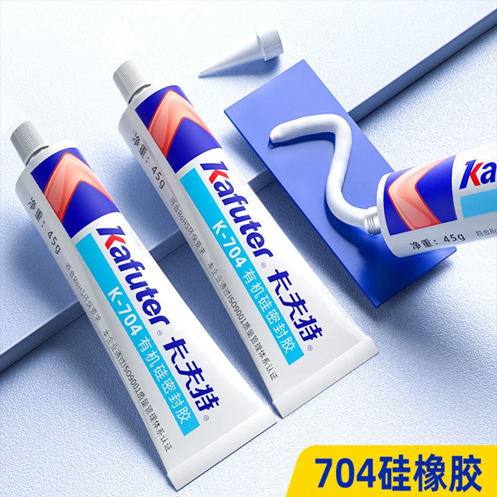 مطاط سيليكون للوحة الدوائر الإلكترونية والكهربائية ، لاصق إحكام قوي ، مقاوم لدرجة الحرارة العالية