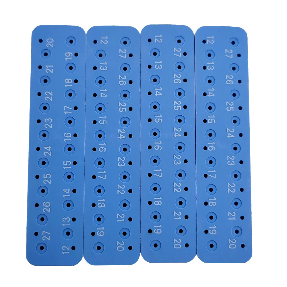 AG Dental Endo Files Measuring Block with Ruler Endodontic Instrument Block Dentist Instrument Holder Dental Tools 1pcs