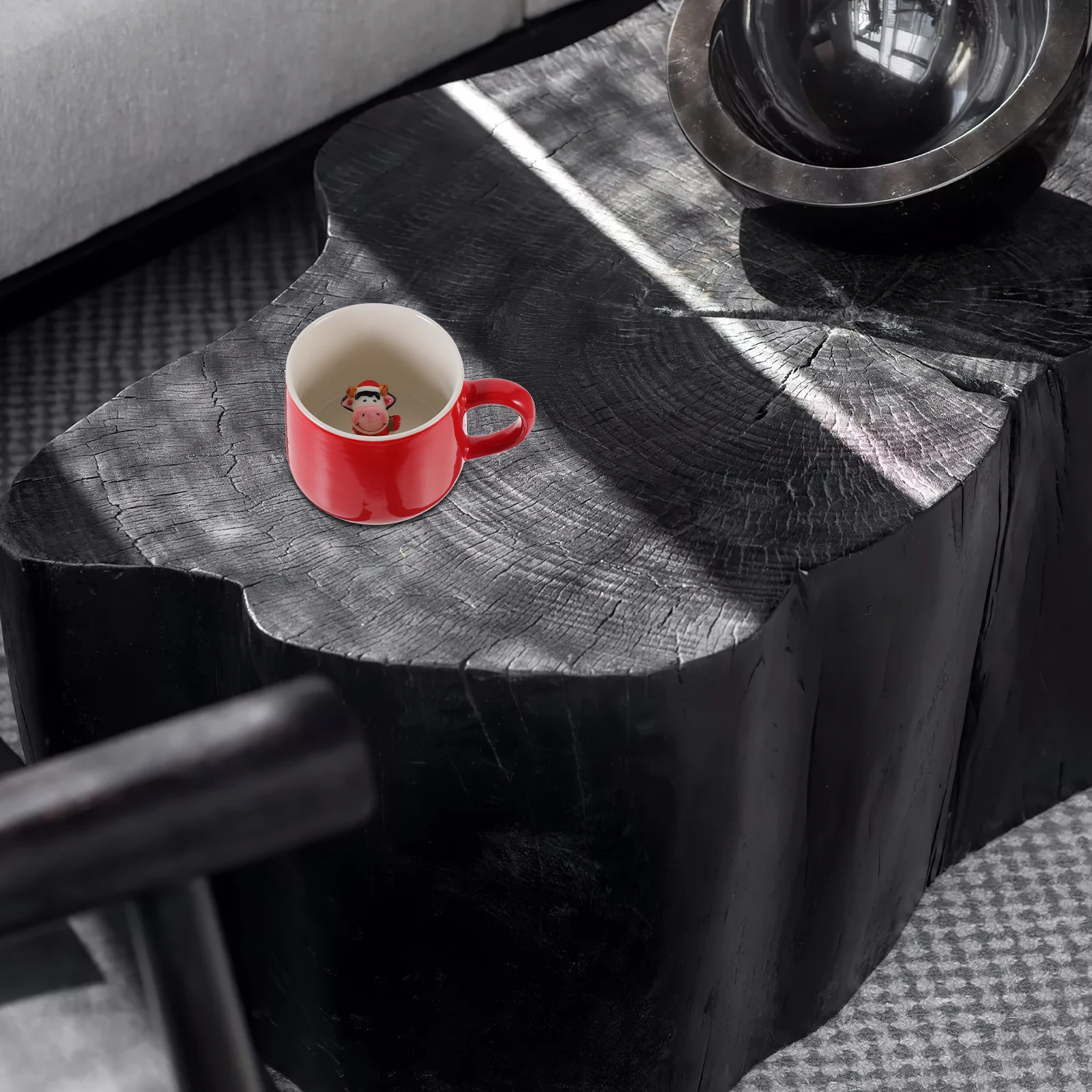 

Adorable Ceramic Cow Mug 3D Animal Shape Novelty Drinkware for Weddings Birthdays Christmas Gift Home Kitchen Beverage Cup