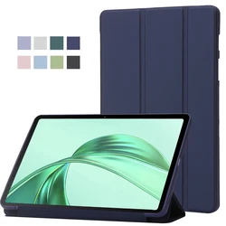 For Honor Pad X8a Case 11 inch Trifold PU Leaher Soft TPU Back Stand Tablet Coque For Honor Pad X8a 2024 Case Cover Funda