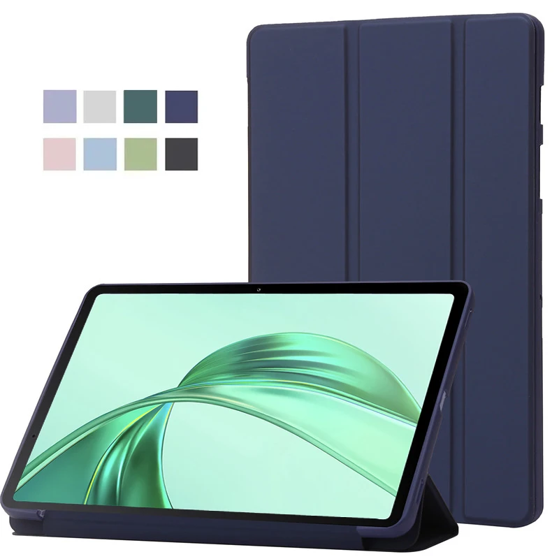 Etui na tablet Honor Pad X8a 11 cali Trifold PU Leather Soft TPU Back Stand Tablet Coque For Honor Pad X8a 2024 Case Cover Funda
