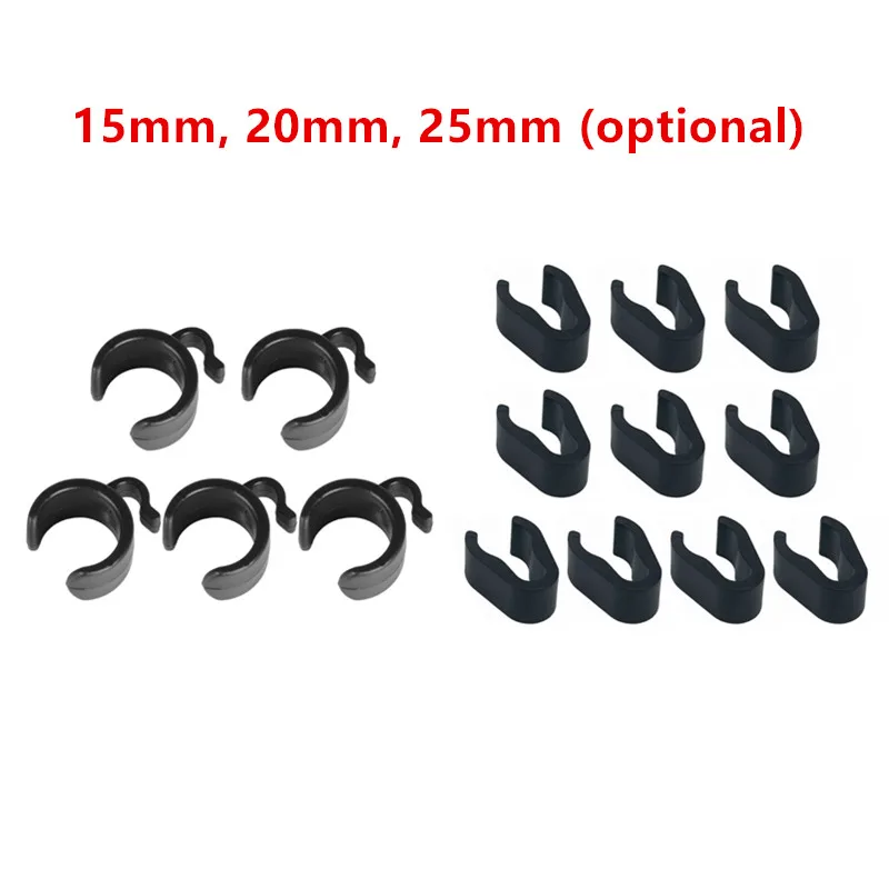 5PCS 10PCS Cable Fastener For 15mm 20mm 25mm Round Tube Holder For Recording Accessories