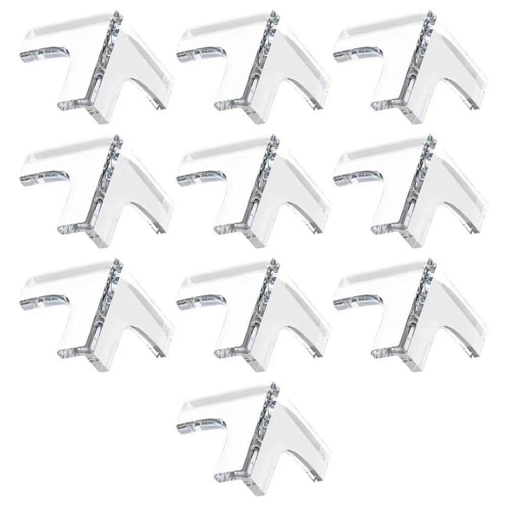10 Pcs Protection -shaped Anti-collision Angle Child Sharp Edge Protector Pvc Furniture Corner