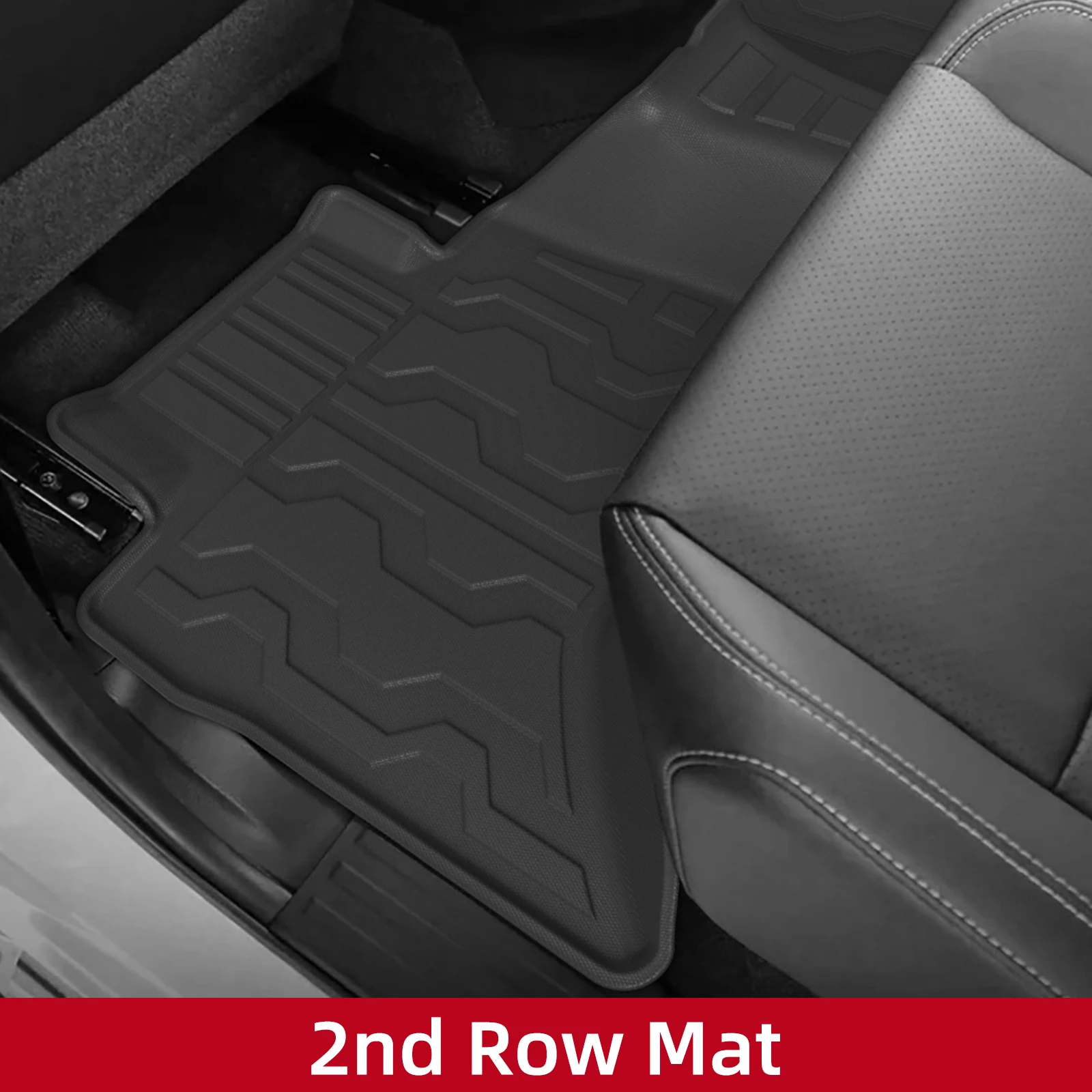 LUCKEASY Right Drive for Mitsubishi Triton Double Cab 2024-2026 Car All-weather Floor Mats Cargo Trunk Pad TPE Accessories view 4