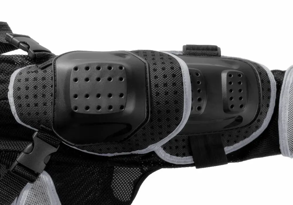 دراجة نارية رياضية درع حامي سترة الجسم دعم ضمادة موتوكروس الحرس هدفين واقية التروس الصدر حماية التزلج