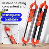 Job Tools Profilometer Marking Tool Irregular Shape Duplicator Suitable for Woodworking Measurement Carpet Tile Laying Trimmer