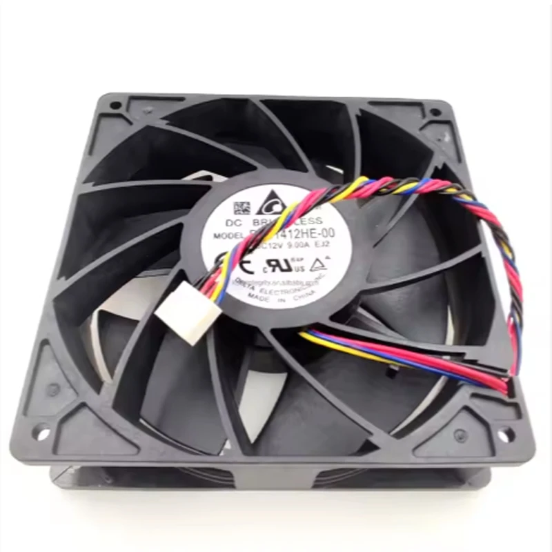 PFC1412HE-00 12v 9.00A 140x140x38mm 14038 108W 14CM 380CFM E10 ventola server