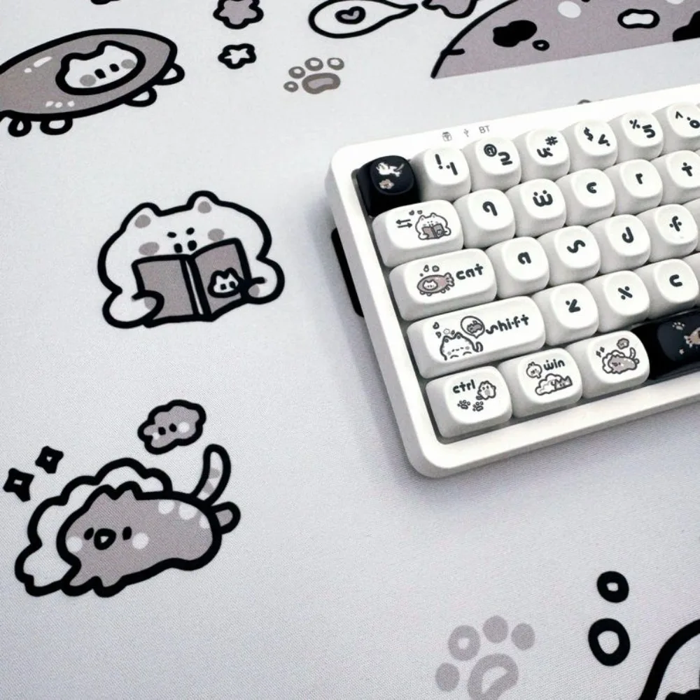 Cute Kitten Desk Mat,Home Office Gaming alfombrillas para escritorio коврик для мышки mouse pad grande alfombrilla ratón