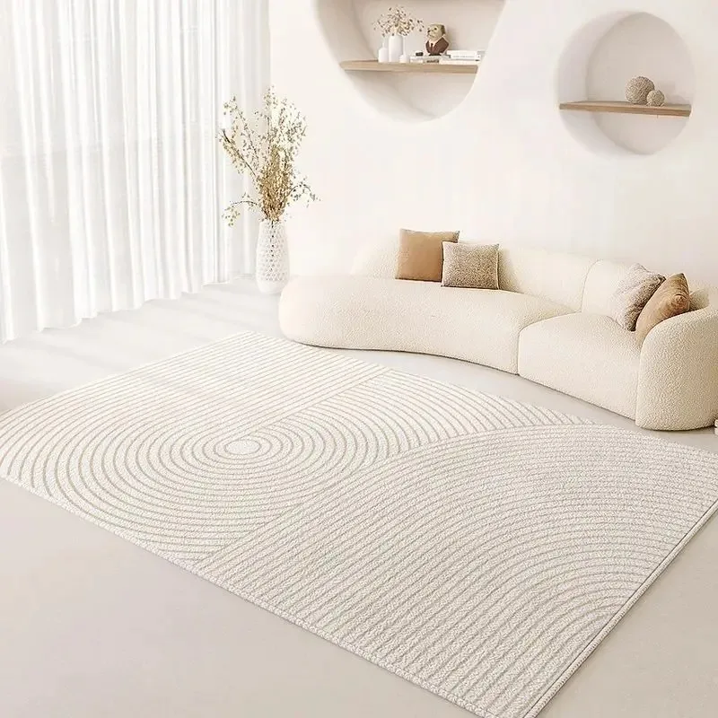 Móda minimalistické styl žití pokoj koberec domácí dekorace ložnice u postele měkké kobereček linky potištěné plyš podlaha rohož Ковер tapis 러그