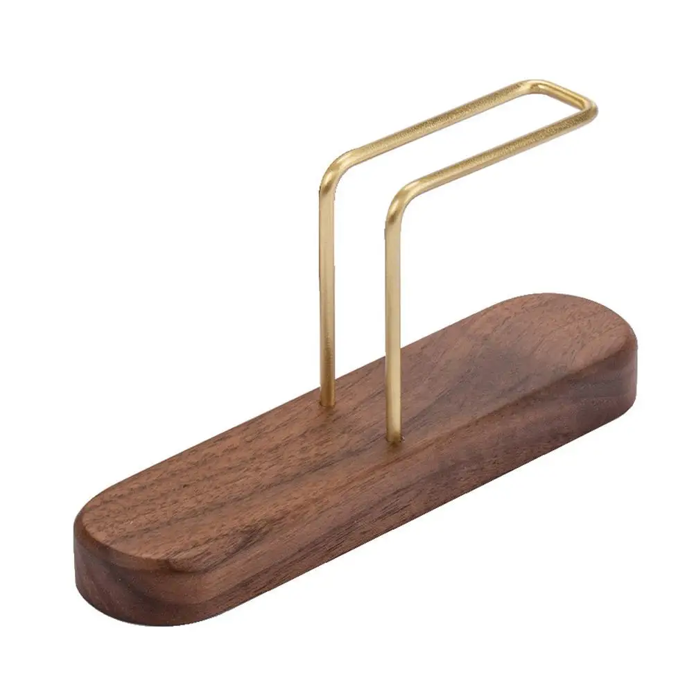 V Shape Wooden Filter Paper Rack Filtering Papers Storage Accessories Coffee Stand Holder Household Tools Barista Coffee To W2Q5