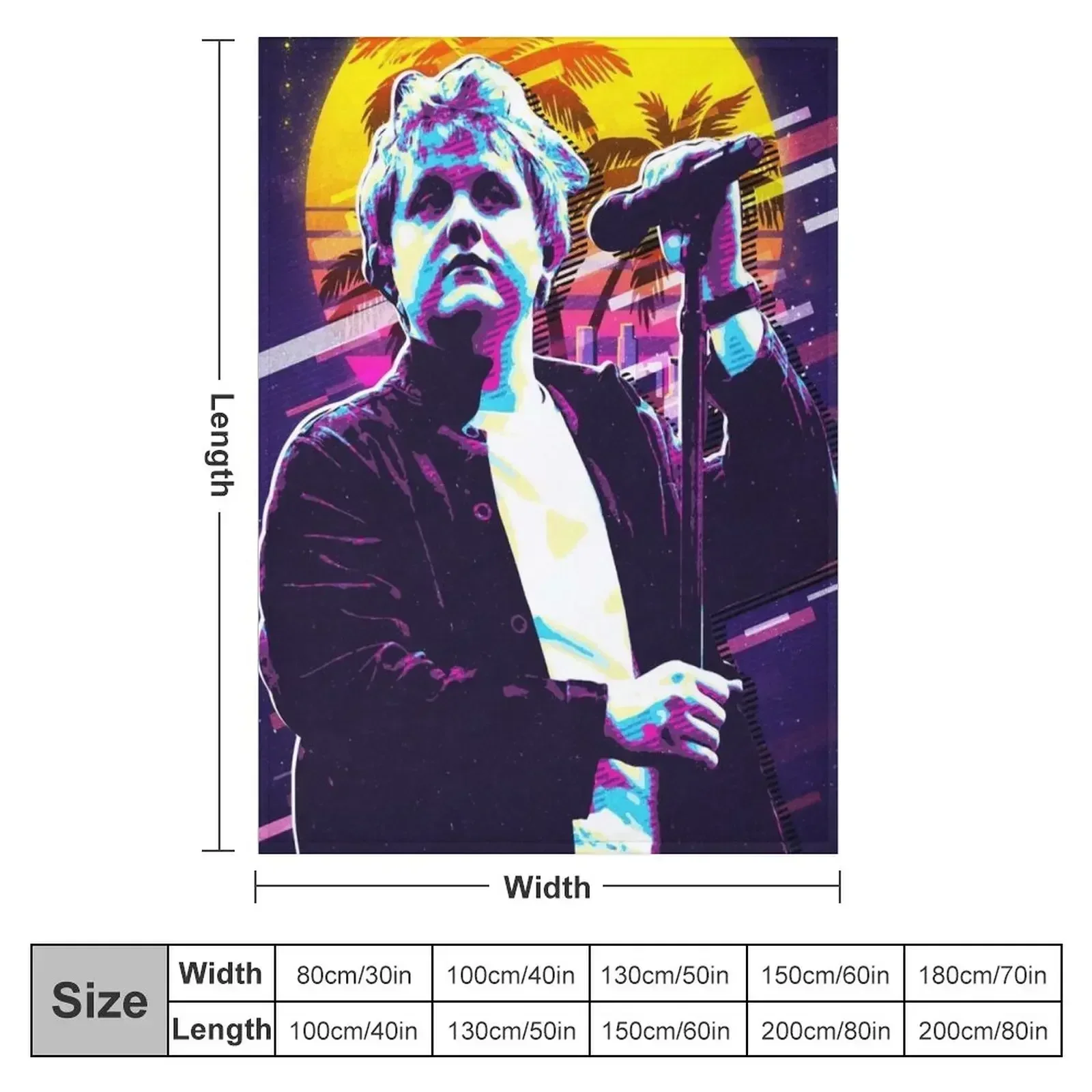 Lewis Capaldi Throw Blanket couch cozy soft plush fuzzy picnic outdoor blanket