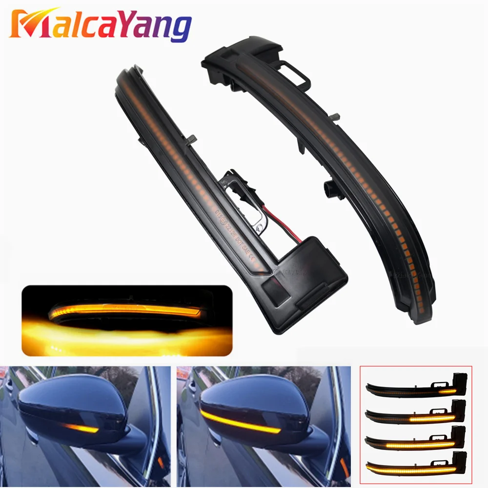 For Peugeot 308 T9 308 SW II Mk2 LED Sequential Side Wing Mirror Turn Signal Dynamic Blinker Indicator Modern Car Styling Lamps