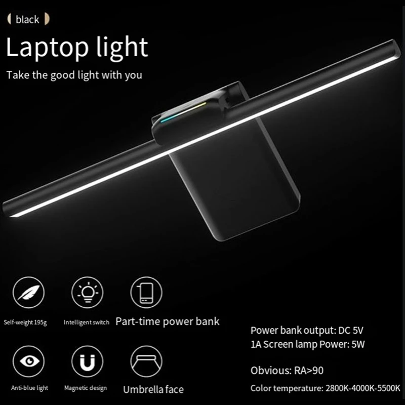 

AB46-LED лампа экран панели дисплей подвесной светильник защита глаз ПК монитор компьютера световая панель затемняемая лампа для экрана чтения