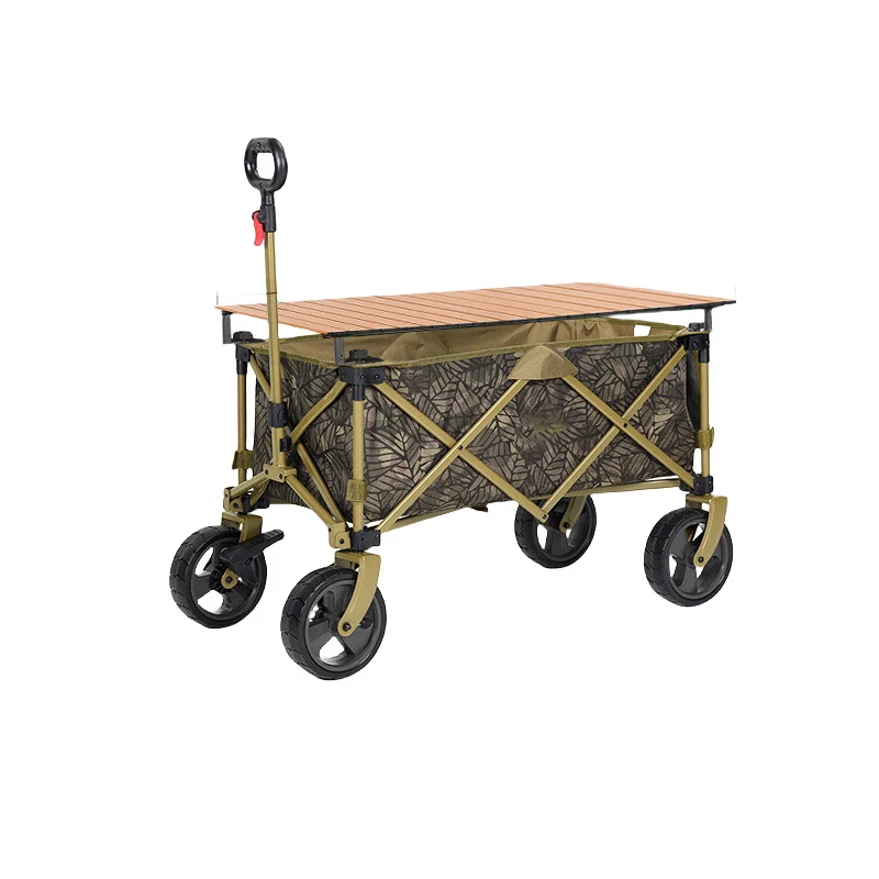 

4 Wheels Folding Carts Portable Camping Wagon Cart Hand carts trolleys