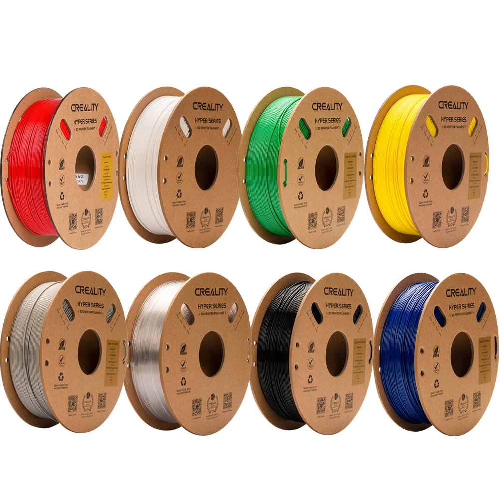 Filament Creality Hyper PETG 1.75mm, szybki, o wysokiej przepustowości, bezpieczny, z dokładnością wymiarową 0.03 mm, 1KG filamentu do drukarek 3D — zdjęcie produktu 7