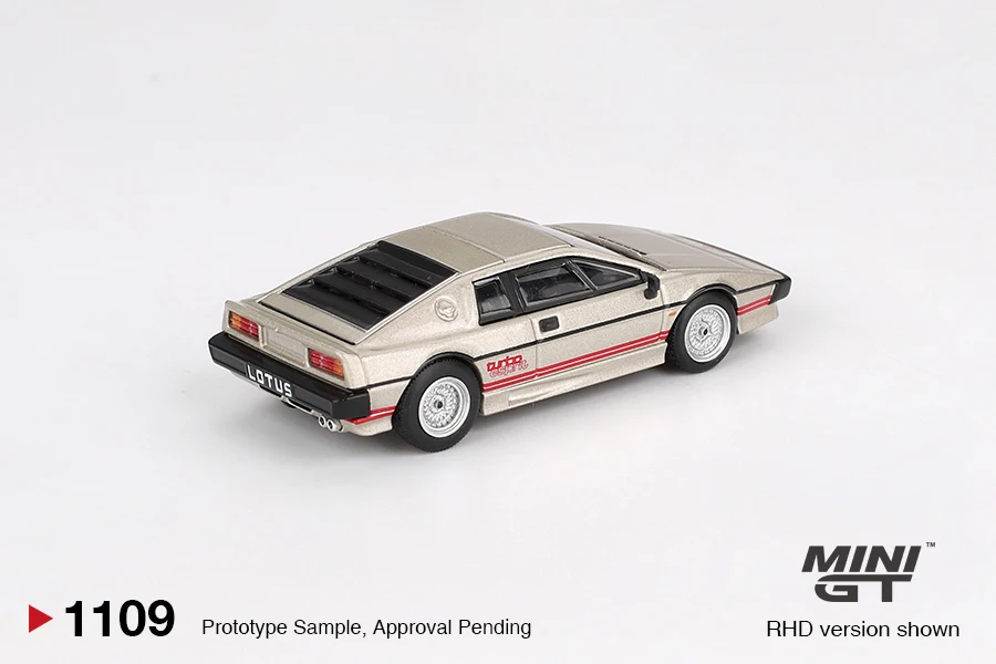 MINIGT 1/64 Lotus Esprit Turbo Metallic Silver MGT01109-CH Car Alloy Toys Motor Vehicle Diecast Metal Model Kids Toys Boys