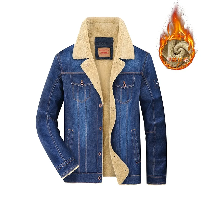 루즈핏 남성 캐주얼 봄 아우터 코트 남성 겨울 데님 재킷 캐주얼 남성 솜 패딩 두꺼운 재킷 코트