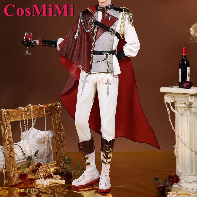 CosMiMi Game Genshin Impact Tartaglia Cosplay Costume Symphony Concert 2023 Handsome Uniforms Carnival Party Role Play Clothing