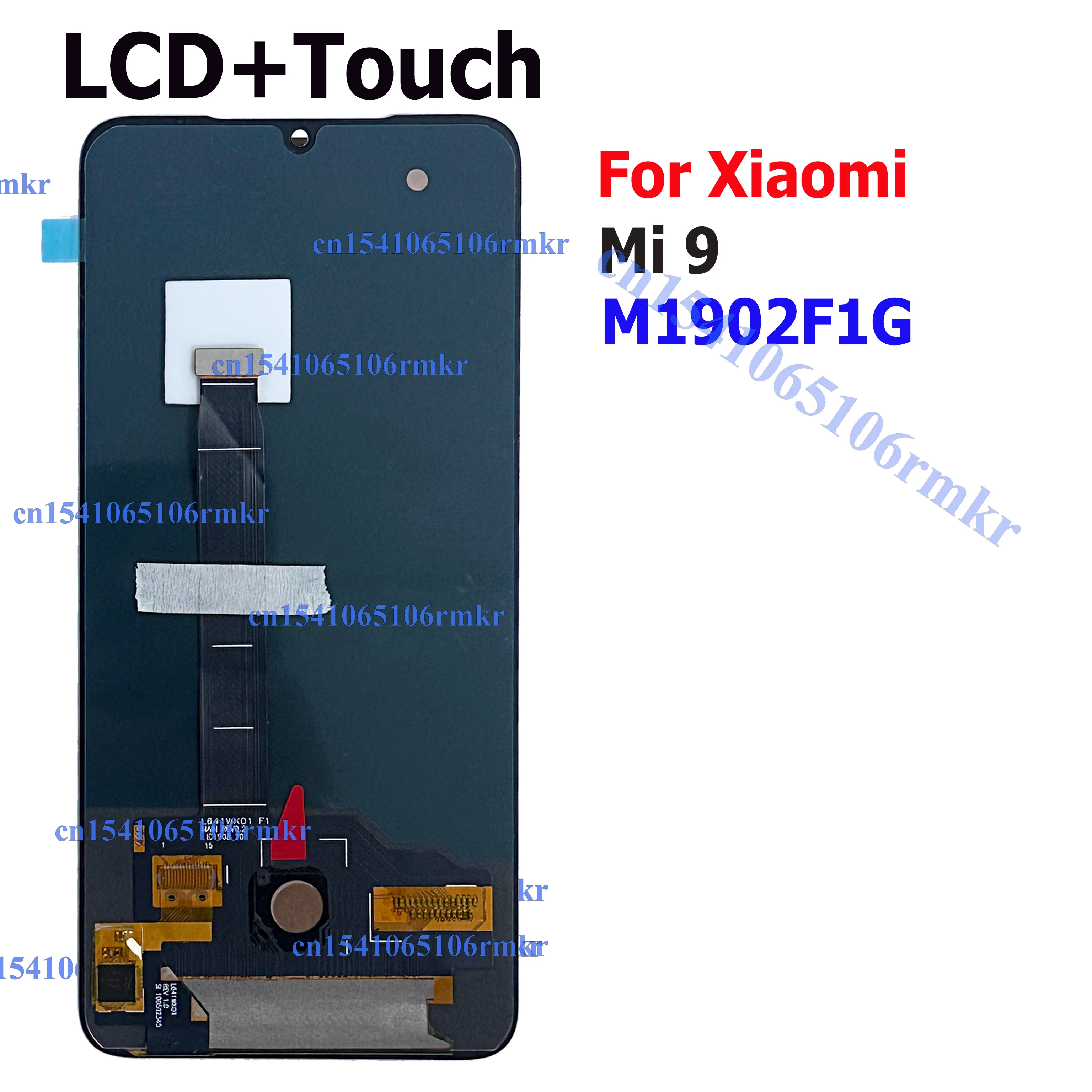LCD Display For Xiaomi Mi 9 6.39'' For Mi9 M1902F1G Touch Screen