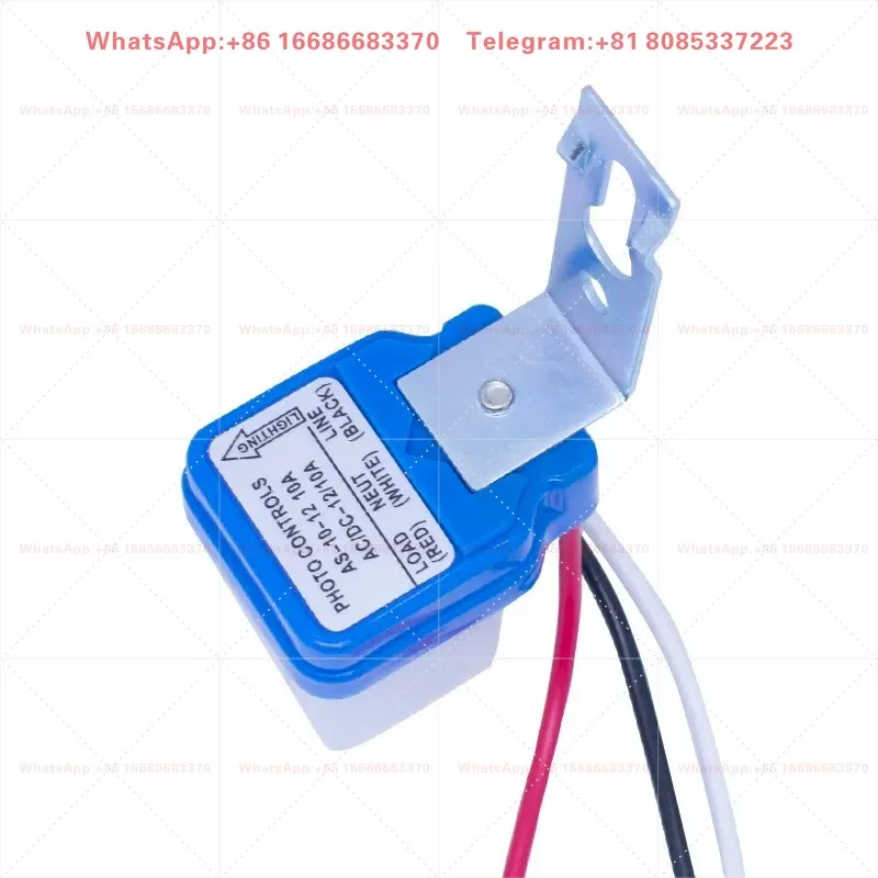 10PCS Rain proof fully automatic street light sensing switch AS-10 light control switch 220V automatic photosensitive controller