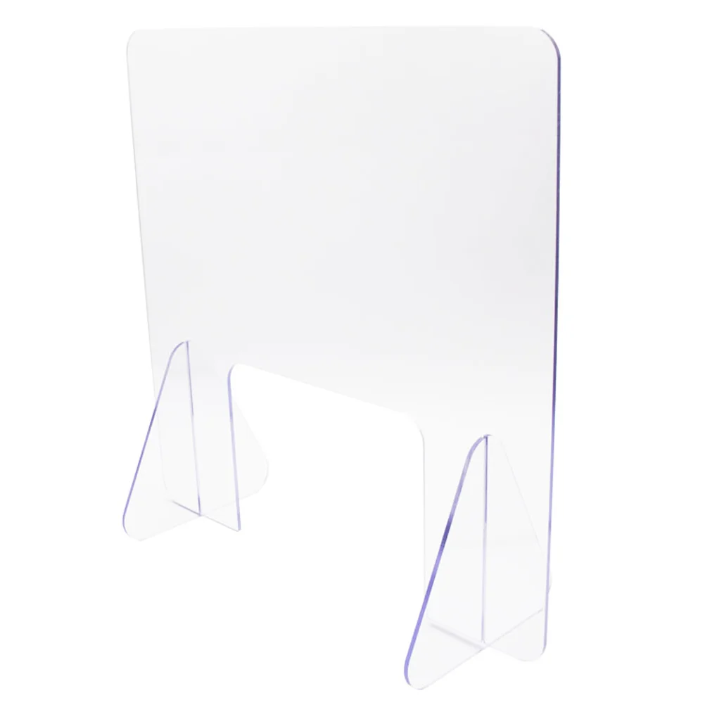 Divisória acrílica 40x40cm, protetor transparente contra espirros, removível, protetor de mesa de jantar, divisor de tela, uso de estudantes e funcionários
