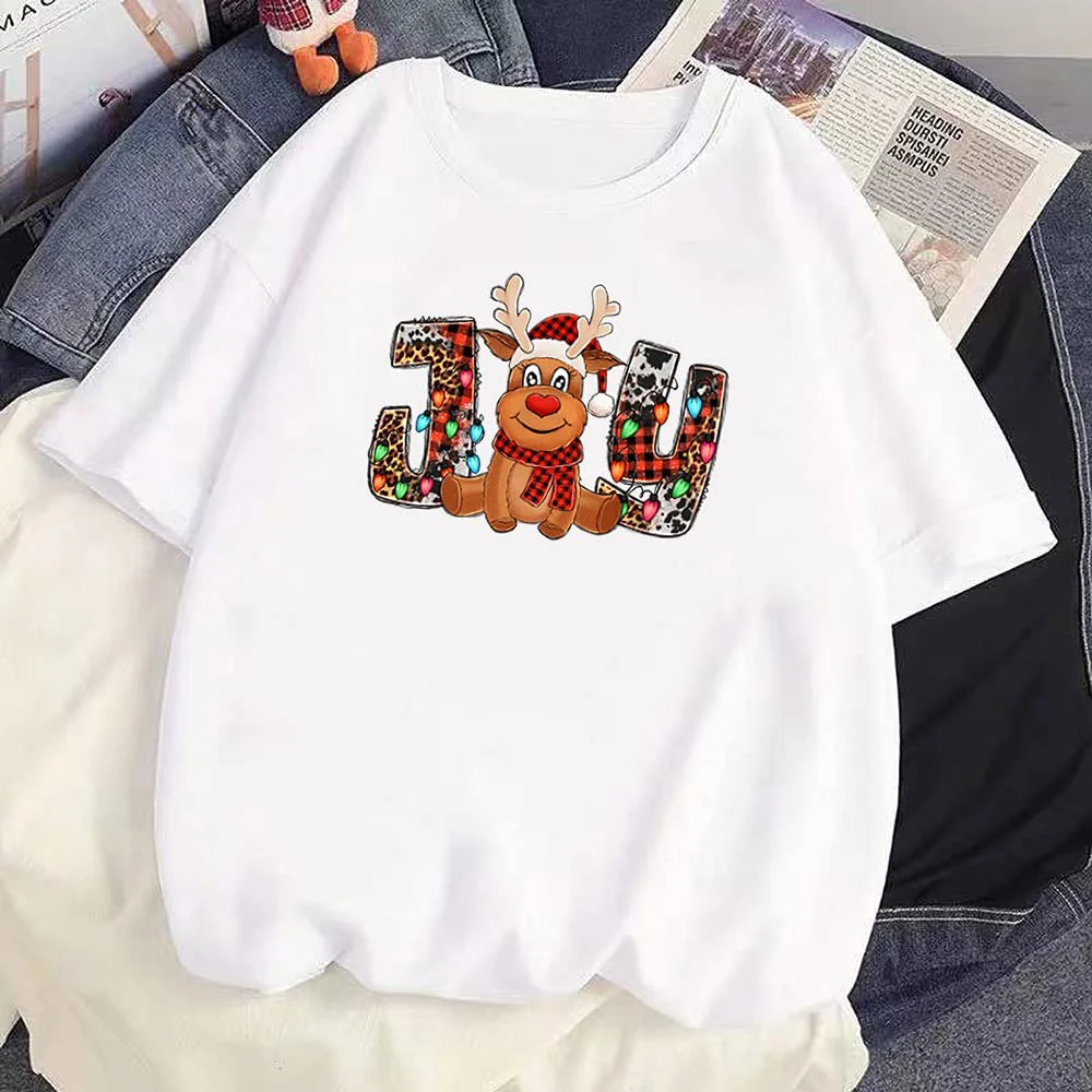 Iron on Christmas  Patch DIY Heat Transfer Tops Snowmen Santa Claus Christmas Trees Appliqued Vinyl Iron on Clothes Stickers