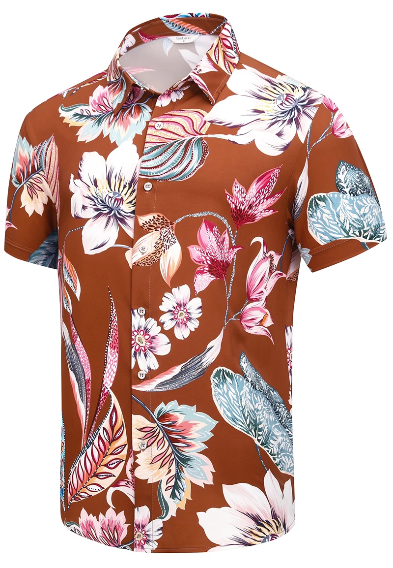 Camisa hawaiana de verano para hombre, ropa de calle informal con estampado 3D de gran tamaño, Tops con patrón Floral Y2k, ropa de lujo de diseñador