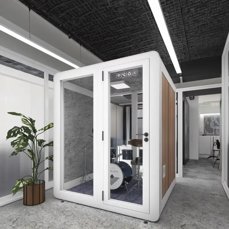 Portable Sound Insulation Box Sound Absorbing Room Recording Booth Acoustic Panel Drum Pod for Home Studio Noise Reduction