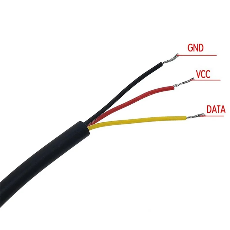 AS60-DS18B20 Waterproof Temperature Sensor Probe Moudle Module Kit For Raspberry Pi,5 Pieces 1 Meter Stainless Steel