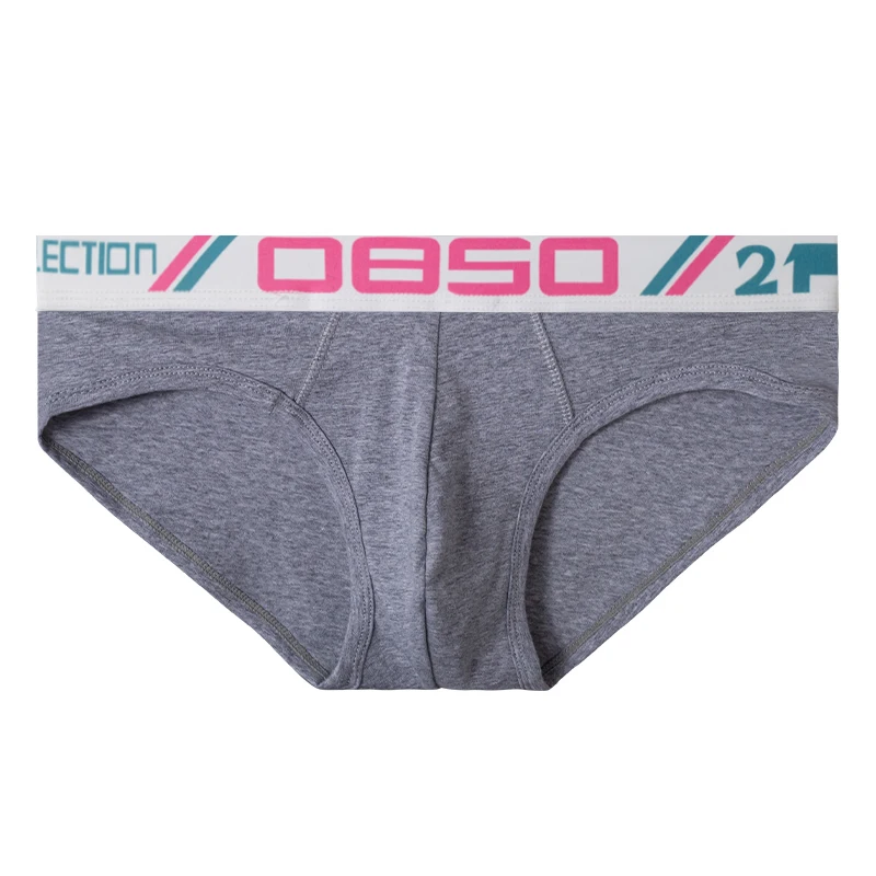 جديد ملابس داخلية للرجال منتصف الخصر موضوع القطن تنفس رسالة الشباب الملابس الداخلية الرجال مثلث السراويل