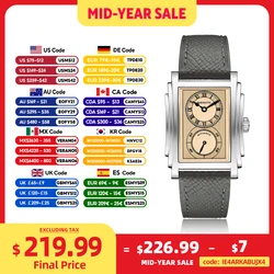 Reloj médico FARASUTE, nuevo reloj mecánico completamente automático de 31mm para hombre, reloj deportivo clásico Retro de acero inoxidable resistente al agua