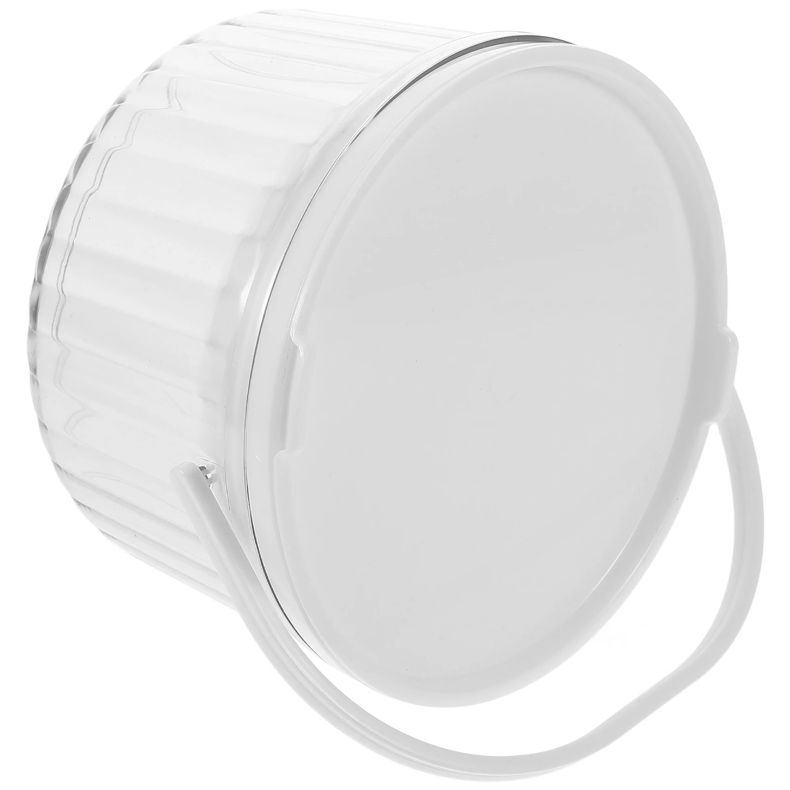 

1pcs Thickened Transparent Salad Bowl With Lid Food Storage Container Portable Vegetable Tray Freezer Safe Bento Box For Lunch